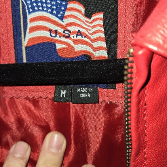Leather Jacket by Leather U.S.A. Woman's Medium - Picture 7 of 13